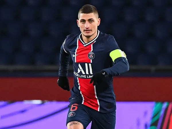 Gelandang Paris Saint-Germain, Marco Verratti.
