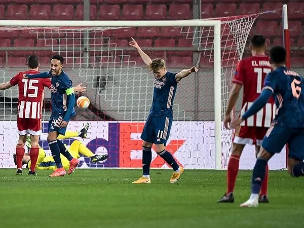 Arsenal jamu Olympiakos dalam laga berikutnya di Liga Europa.