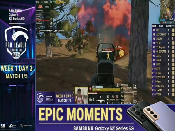 PMPL Indonesia Season 3 : Vion Victory88 Konsisten, Bigetron RA Bangkit