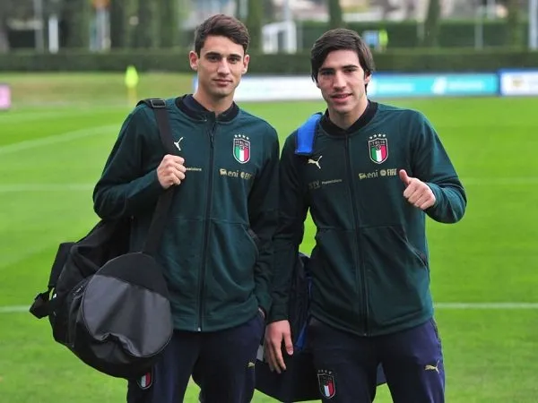 Andrea Cistana dan Sandro Tonali