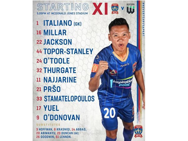 Syahrian Abimanyu Catatkan Laga Debut di Liga Australia