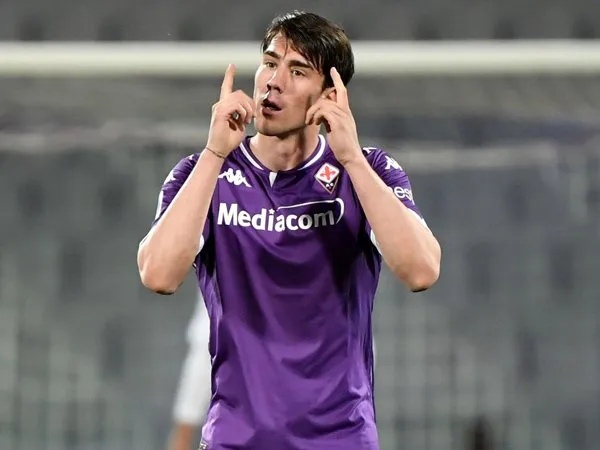 Striker Forentina, Dusan Vlahovic.