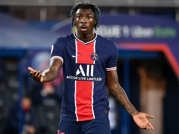Striker Paris Saint-Germain, Moise Kean.