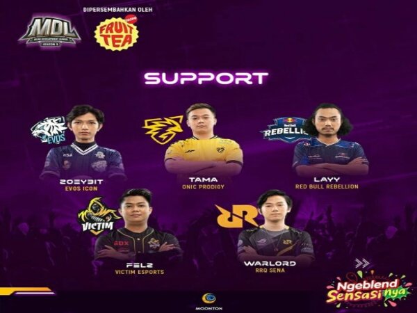 RRQ Sena Dominasi Daftar Nominasi First Team MDL ID Season 3