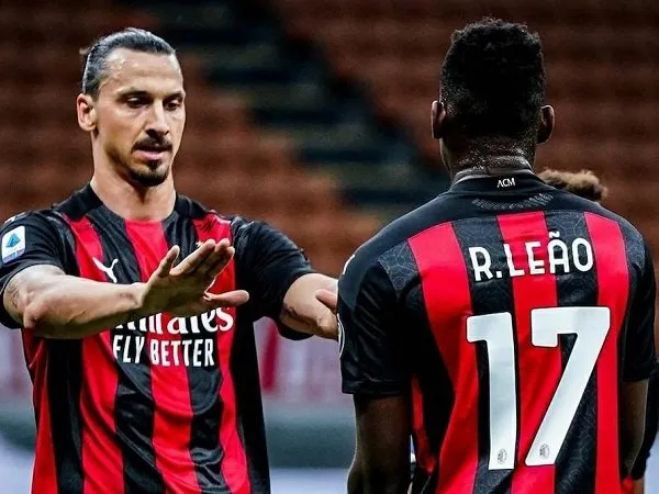 Zlatan Ibrahimovic dan Rafael Leao