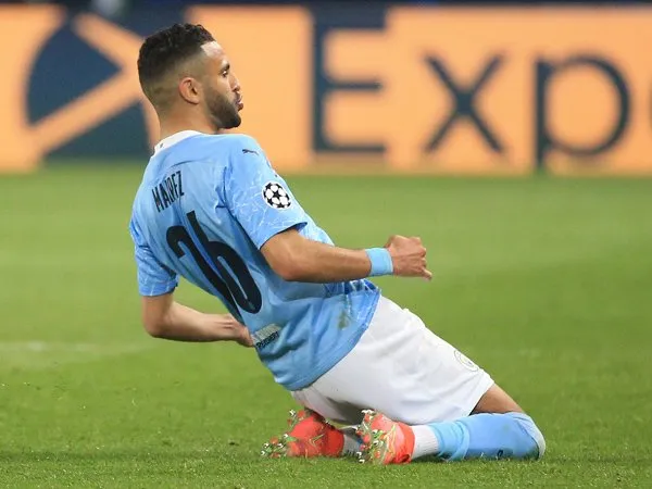 Winger Manchester City, Riyad Mahrez.