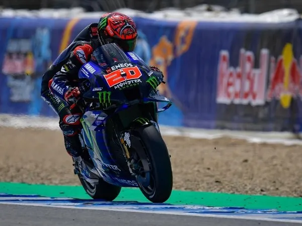 Fabio Quartararo catatkan waktu terbaik di kualifikasi GP Spanyol.