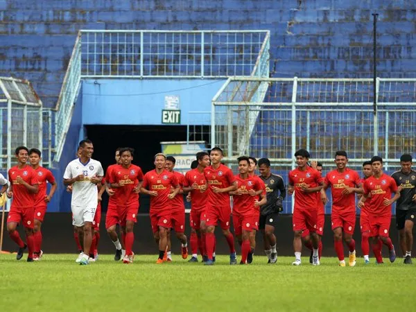 Latihan skuat Arema FC