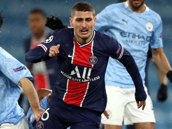 Gelandang Paris Saint-Germain, Marco Verratti.