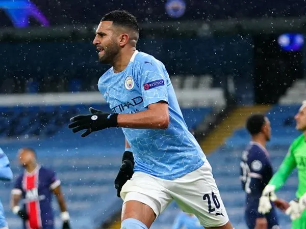 Winger Manchester City, Riyad Mahrez.
