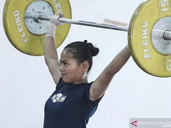 Lifter putri Indonesia Windy Cantika Aisah. (Foto: Antara)