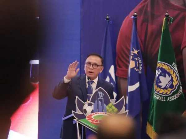 Ketum PSSI Mocahmad Iriawan pada kongres tahunan