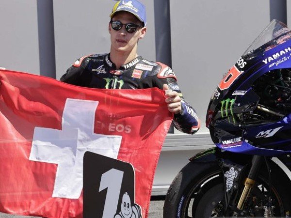 Fabio Quartararo Dedikasikan Kemenangannya bagi Jason Dupasquier