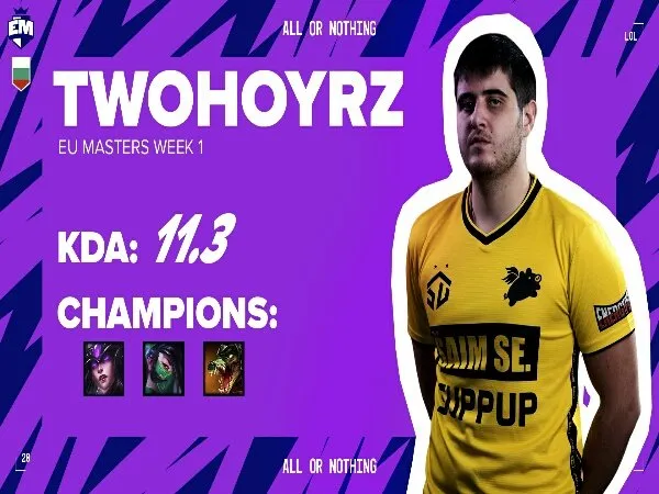 twohoyrz Gantikan Blue di SK Gaming untuk Week 1 LEC Summer Split 2021