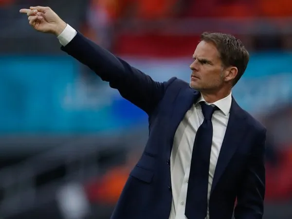 Pelatih timnas Belanda, Frank de Boer.