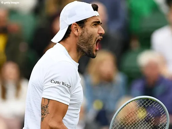 Matteo Berrettini bukukan satu tempat di babak kedua Wimbledon 2021