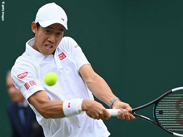 Hasil Wimbledon: Kei Nishikori Kantongi Kemenangan Ke-100 Di Grand Slam