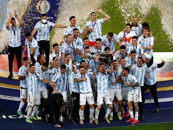 Gol Di Maria Bawa Argentina Kalahkan Brasil di Final Copa America 2021