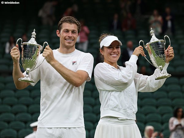 Hasil Wimbledon: Neal Skupski Dan Desirae Krawczyk Naik Podium Juara