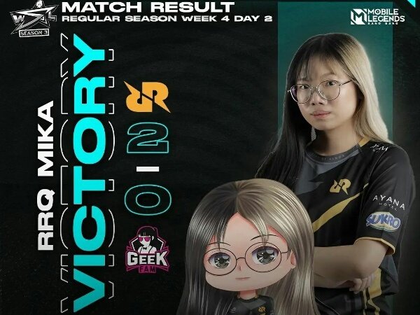 WSL Season 3: Gebuk Morph Akasha dan Geek Ladies, RRQ Mika Tembus 2 Besar