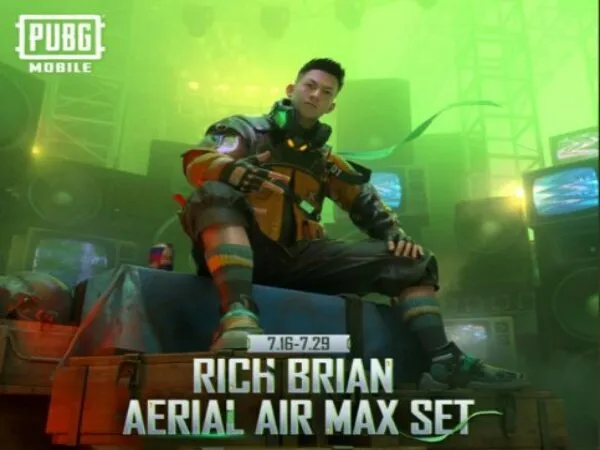 PUBG Mobile Rilis Skin Set Baru Rich Brian Aerial Air Max Set