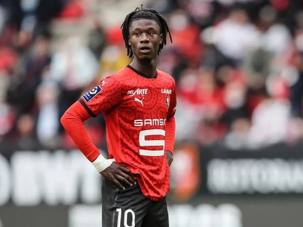 Gelandang Rennes, Eduardo Camavinga.