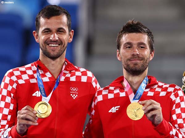 Hasil Olimpiade: Nikola Mektic Dan Mate Pavic Bawa Pulang Medali Emas