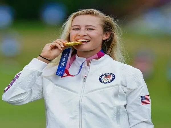 Nelly Korda Torehkan Sejarah usai Raih Medali Emas di Olimpiade Tokyo