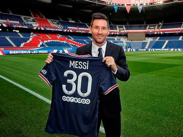 Penyerang Paris Saint-Germain, Lionel Messi.