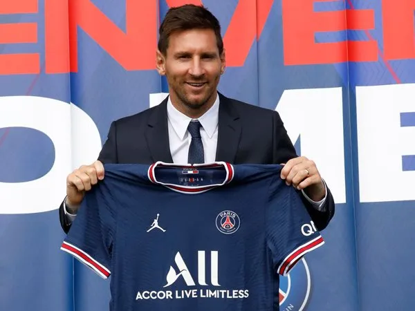 Penyerang Paris Saint-Germain, Lionel Messi.