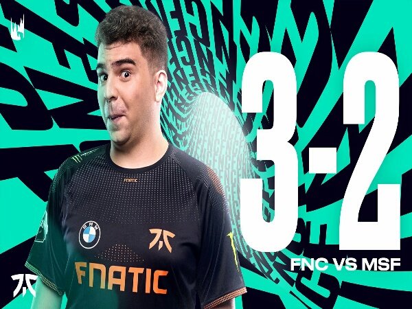 Playoff LEC Summer 2021: Duel Sengit 5 Game, Fnatic Tumbangkan Misfits