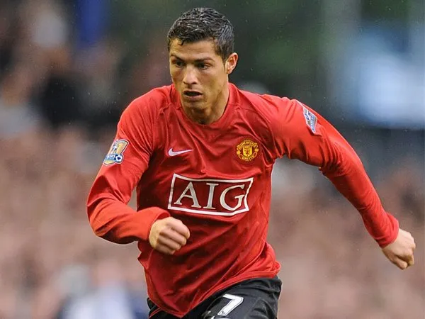 Penyerang Manchester United, Cristiano Ronaldo.