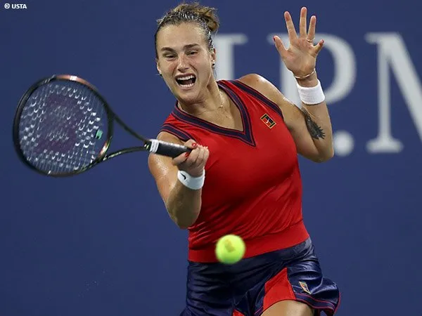 Aryna Sabalenka jatuh bangun di rintangan pertama US Open 2021