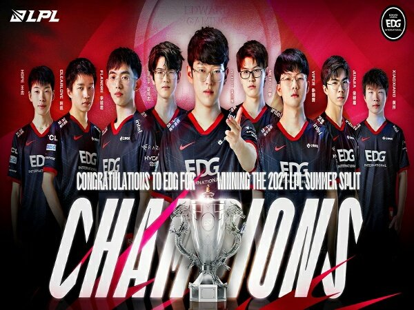 Juara LPL Summer 2021, EDward Gaming Sudahi Empat Tahun Puasa Gelar LPL
