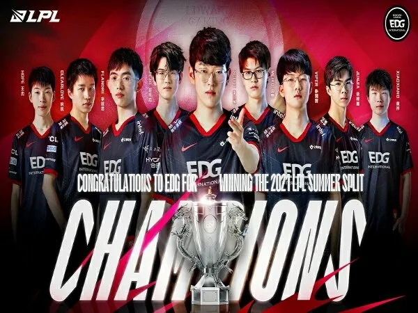 Juara LPL Summer 2021, EDward Gaming Sudahi Empat Tahun Puasa Gelar LPL
