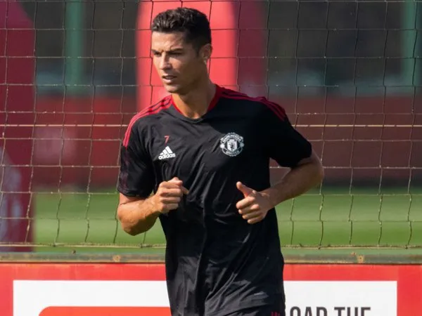 Penyerang Manchester United, Cristiano Ronaldo.