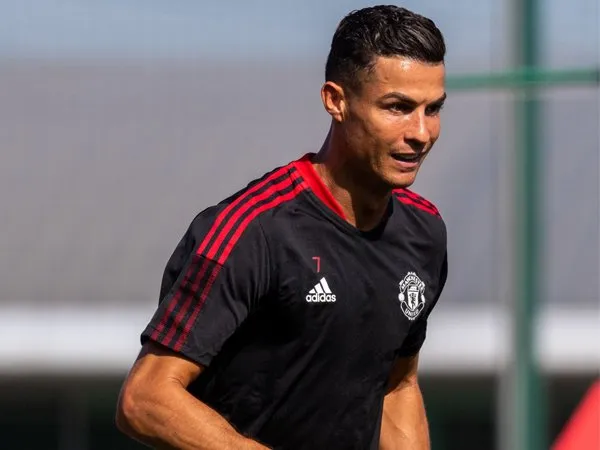 Penyerang Manchester United, Cristiano Ronaldo.