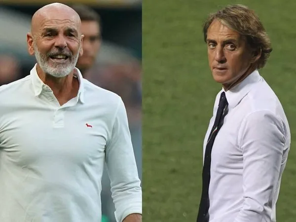 Stefano Pioli dan Roberto Mancini
