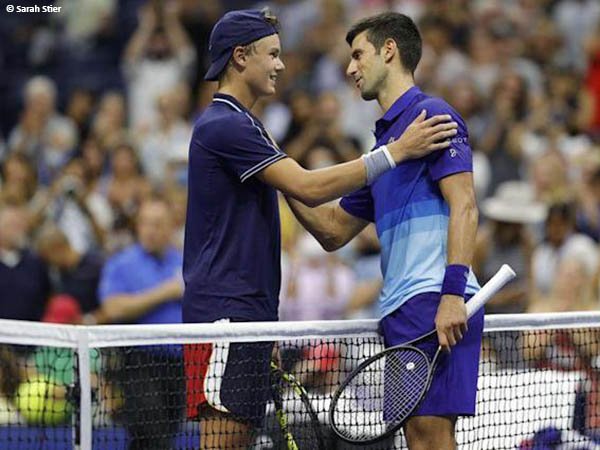 Holger Vitus Nodskov Rune Kenang Laga Kontra Novak Djokovic Di US Open 2021