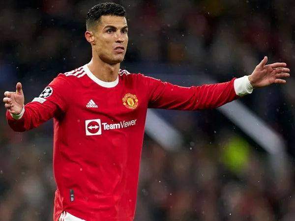 Penyerang Manchester United, Cristiano Ronaldo.