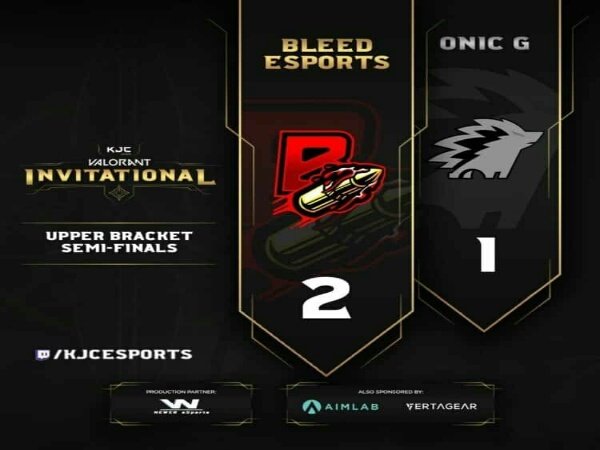 KJC VALORANT Invitational: Bleed Lempar ONIC Esports ke Lower Bracket