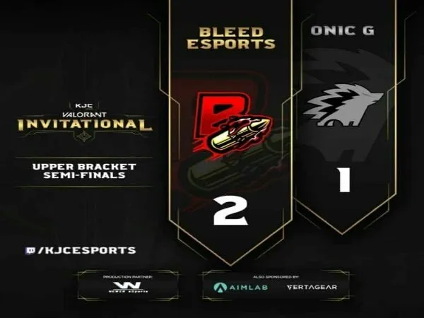 KJC VALORANT Invitational: Bleed Lempar ONIC Esports ke Lower Bracket
