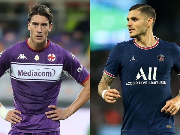 Cari Penerus Ibrahimovic, Milan Lirik Vlahovic dan Icardi