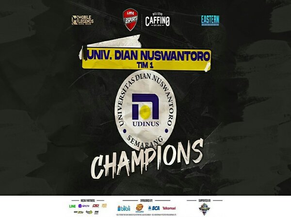 Juara Eastern Region LIMA Esports MLBB, Udinus Tembus Fase Nationals
