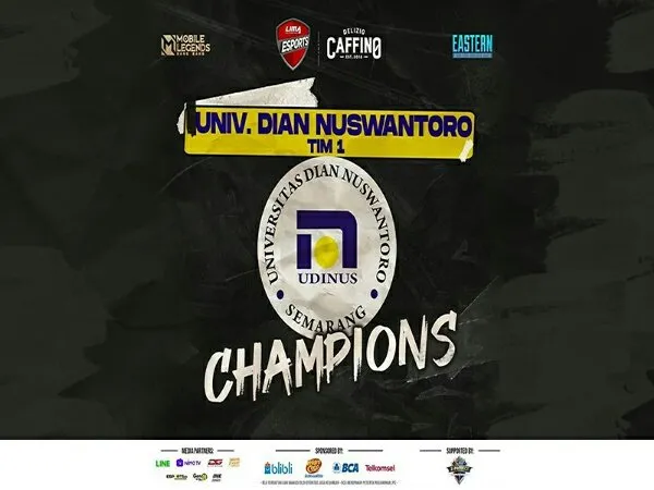 Juara Eastern Region LIMA Esports MLBB, Udinus Tembus Fase Nationals