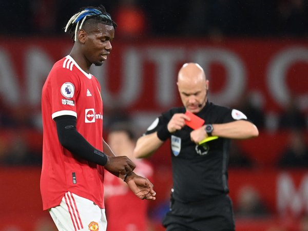 Eks Wasit Liga Primer: Paul Pogba Layak Dapat Kartu Merah