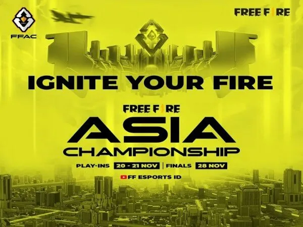 Jadwal dan Tim yang Bertarung di Free Fire Asia Championship 2021