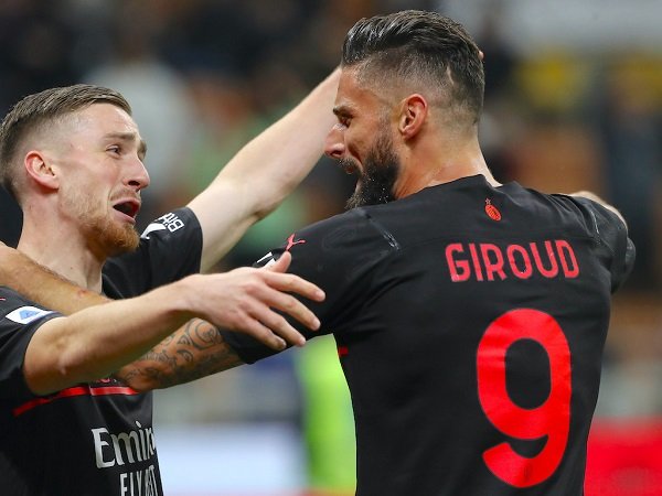 Cetak Empat Gol Serie A Bareng Milan, Giroud Samai Rekor Balotelli