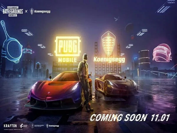 Supercar Koenigsegg Hadir ke dalam Arena Perang PUBG Mobile
