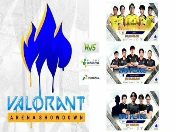 Hasil VALORANT ARENA SHOWDOWN: ONIC G Kampiun, BOOM Runner-up